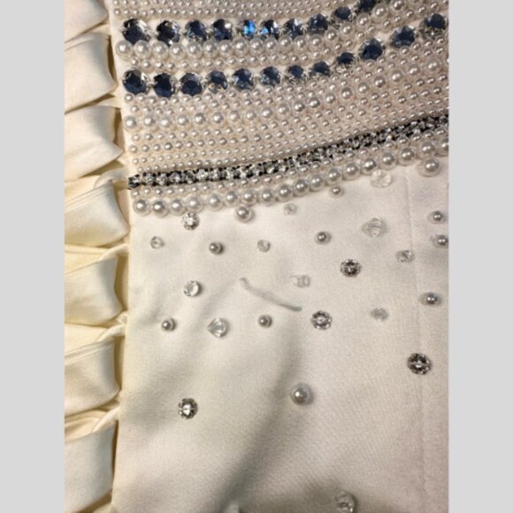 Maggie Soterro Wedding Gown White Size 8 - Picture 10 of 16